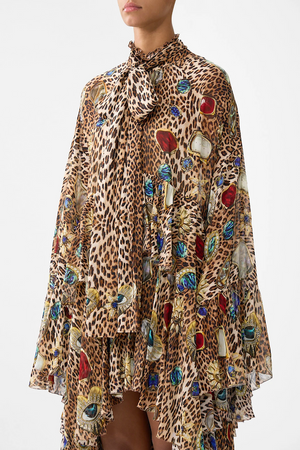 RUFFLE HIGH LOW DRESS - Nazar Nirvana