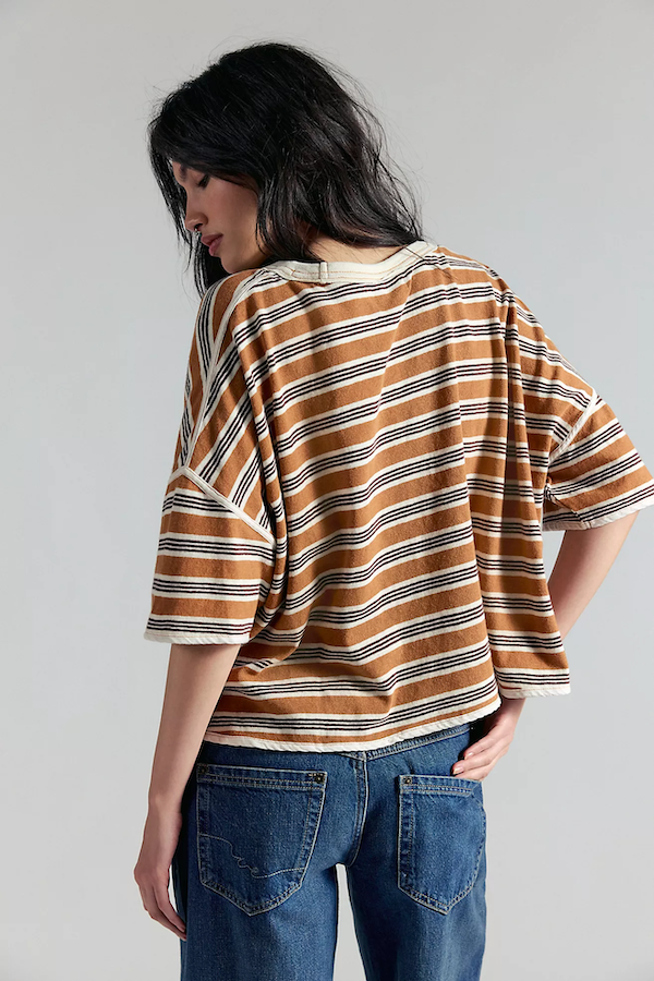 CLEAN RUGBY TEE - ALMOND