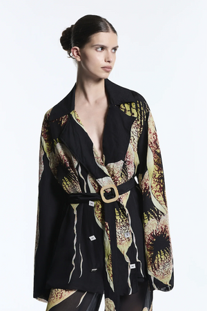 ARISTOLOCHIA ORGANZA MINI DRESS TRENCH