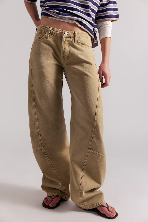 FABLE TWISTED SEAM JEAN - OAT LATTE