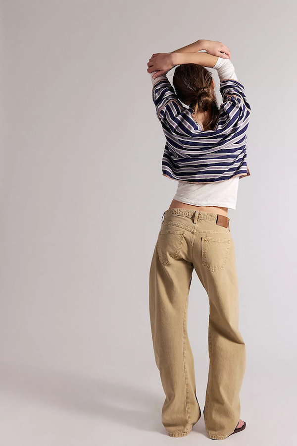 FABLE TWISTED SEAM JEAN - OAT LATTE