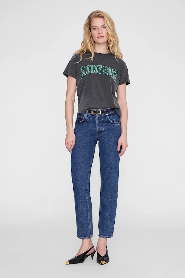 SHELLEY TEE - WASHED BLACK