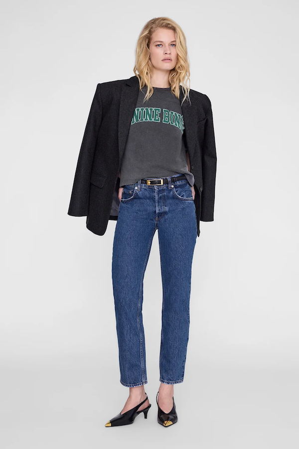 SHELLEY TEE - WASHED BLACK