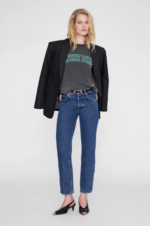 SHELLEY TEE - WASHED BLACK