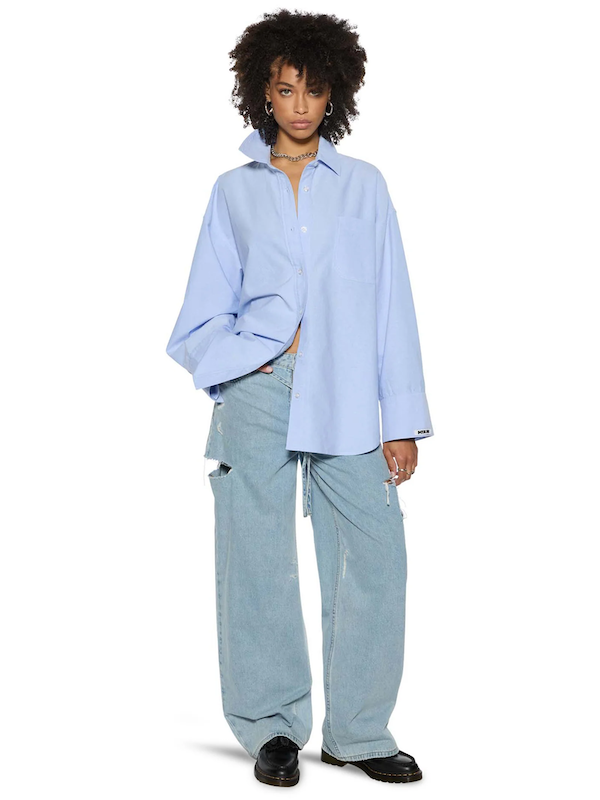 ASTRA L/S SHIRT BLUE OXFORD