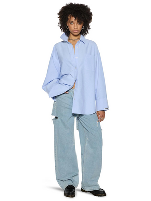ASTRA L/S SHIRT BLUE OXFORD