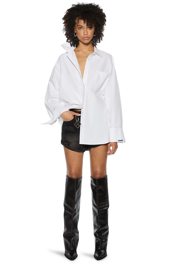 ASTRA LS SHIRT WHITE OXFORD