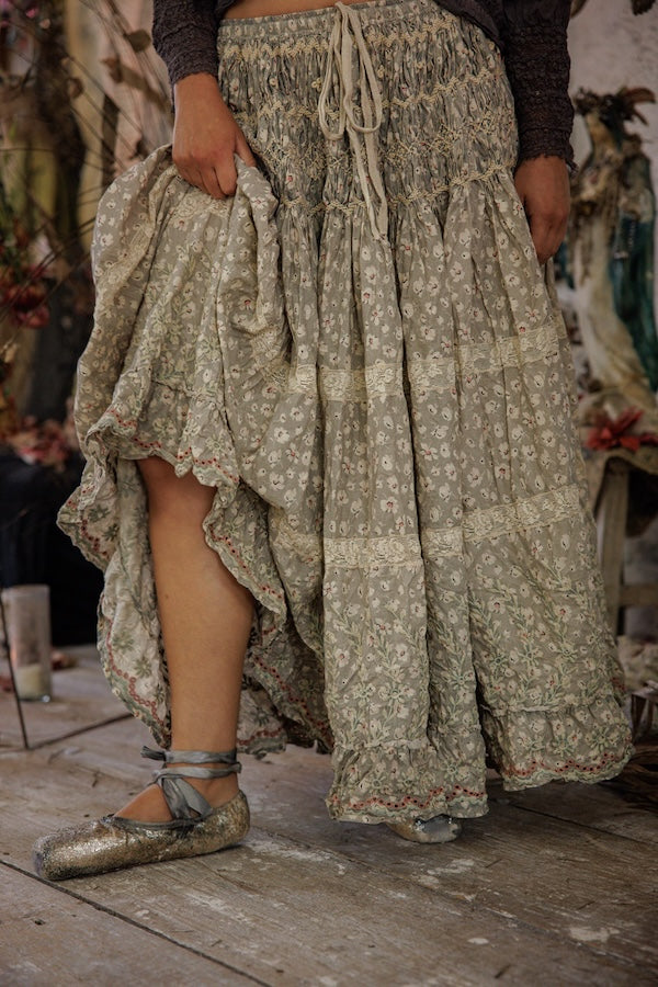 FLORAL CHRYSTAL SKIRT - SKIRT 242