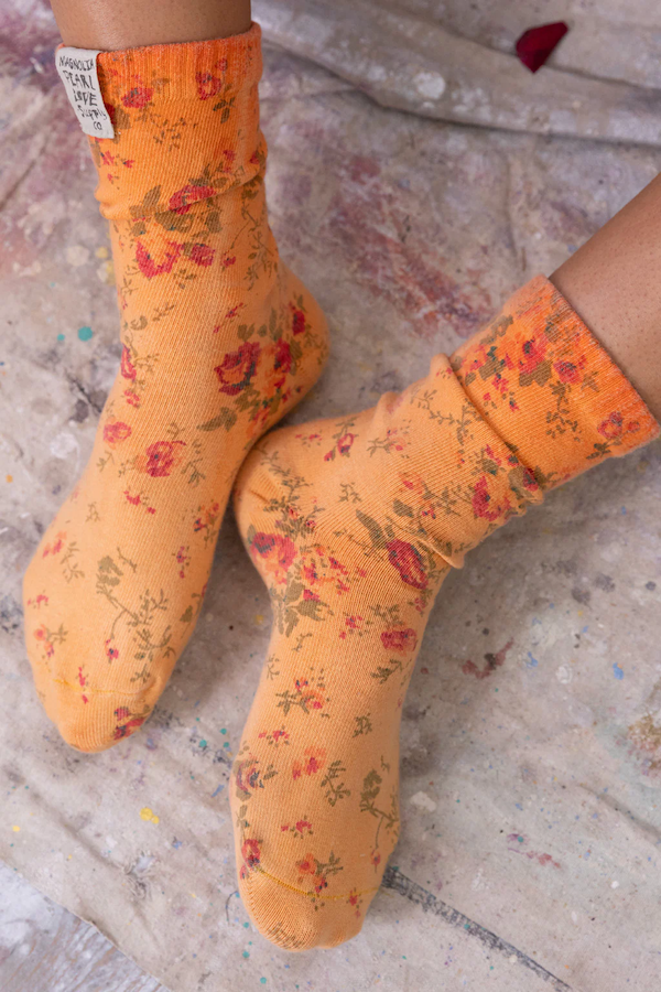 MP FLORAL WOVEN SOCKS 078