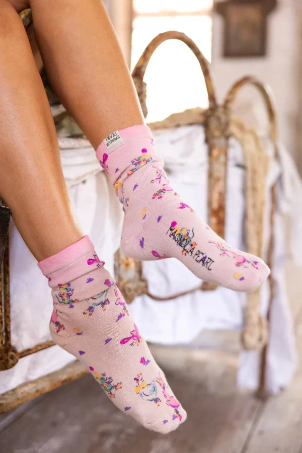 SKATE BOOS MP SOCKS - SOCKS 103 AZALEA