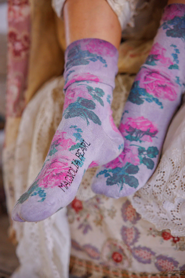 FLORAL MP SOCKS - SOCKS 141 BRIONI ROSE