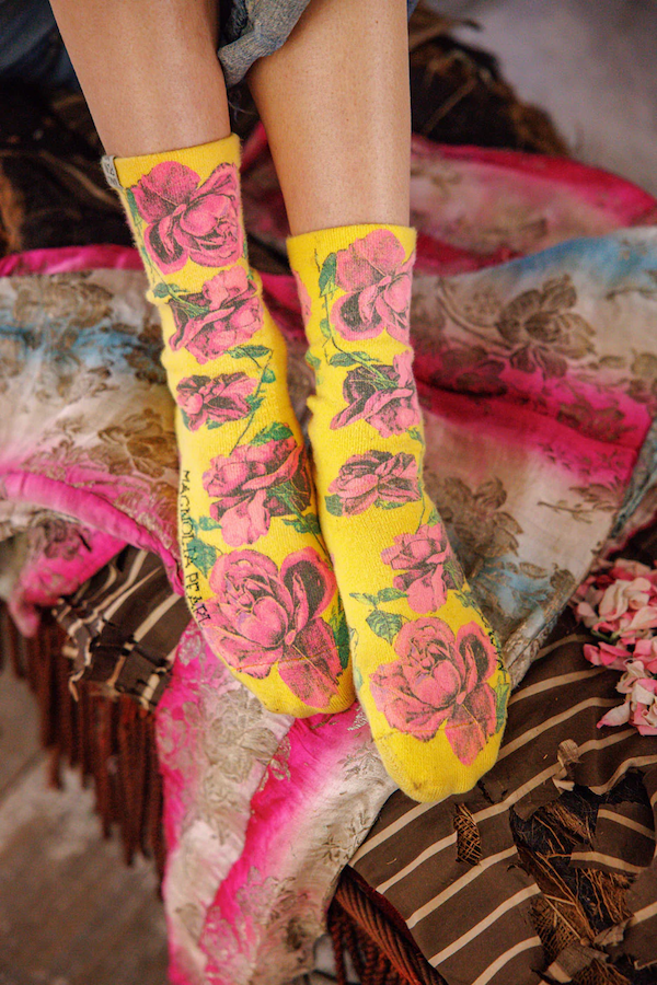 FLORAL MP SOCKS - SOCKS 141 MORNING ROSE
