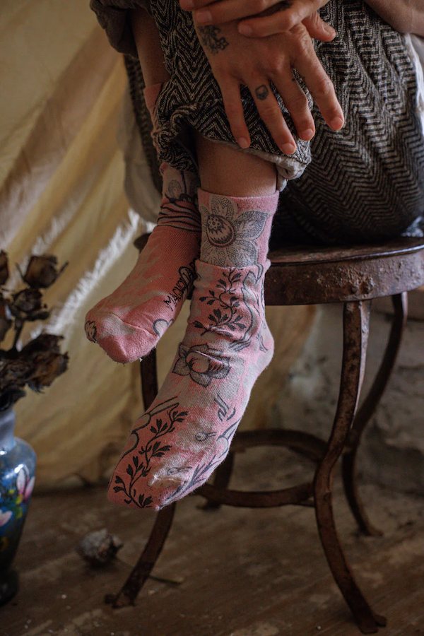 FLORAL MP SOCKS - SOCKS 141 MOXIE