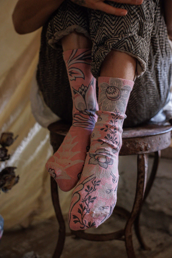 FLORAL MP SOCKS - SOCKS 141 MOXIE