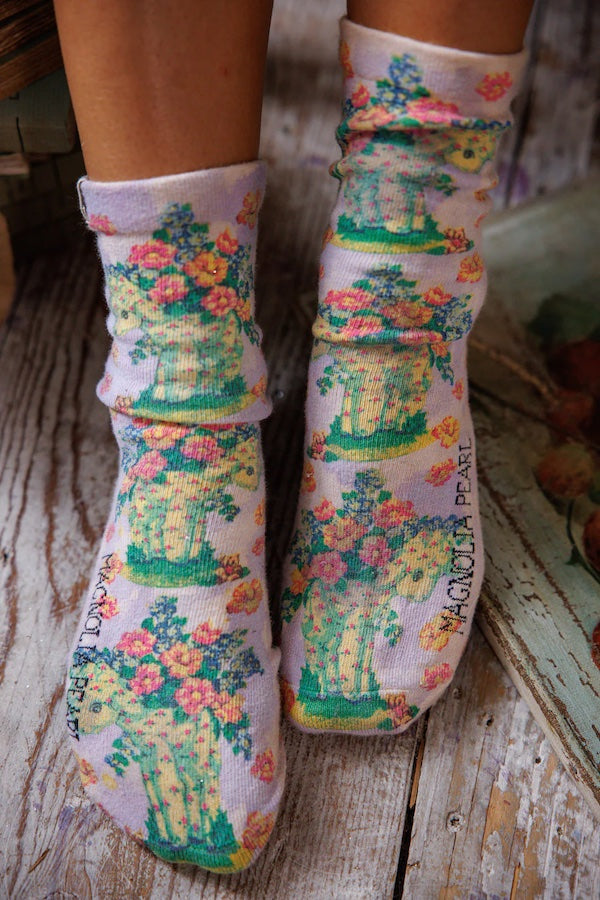 FLORAL LAMB MP SOCKS - SOCKS 144 DITSY