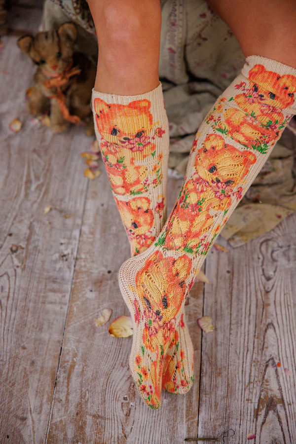 MISTER SUNSHINE BIG DIPPER SOCKS - SOCKS 145 LITTLE FLOWER