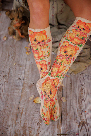 MISTER SUNSHINE BIG DIPPER SOCKS - SOCKS 145 LITTLE FLOWER
