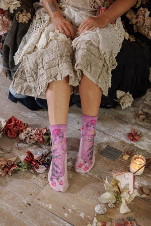 MARGARET MP SOCKS - SOCKS 174 ALLIUM DIP DYE