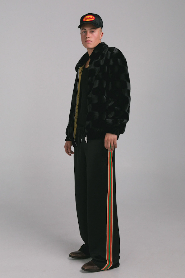 BOWIE FAUX FUR - BLACK