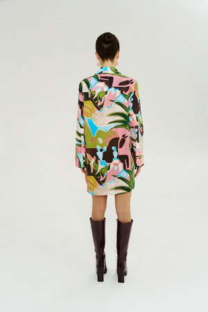 LS ASH SHIRT DRESS - WONDERLAND