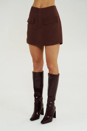 SKORT - CHOCOLATE