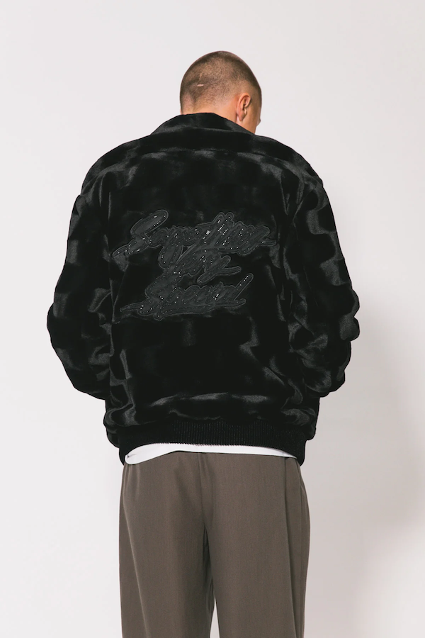 BOWIE FAUX FUR - BLACK