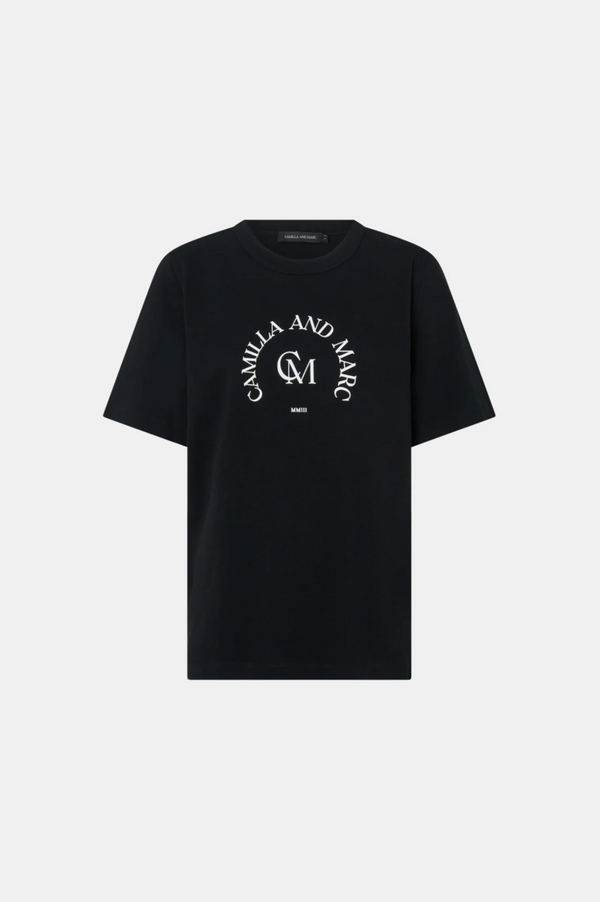 KARINE GRAPHIC TEE BLACK