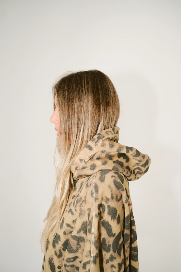SORRY MOM HOODIE - LEOPARD