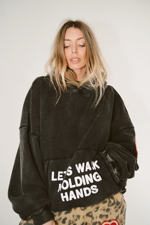 SORRY MOM HOODIE - VINTAGE BLACK