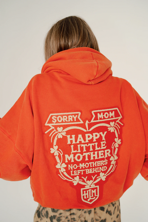 SORRY MOM HOODIE - VINTAGE RED