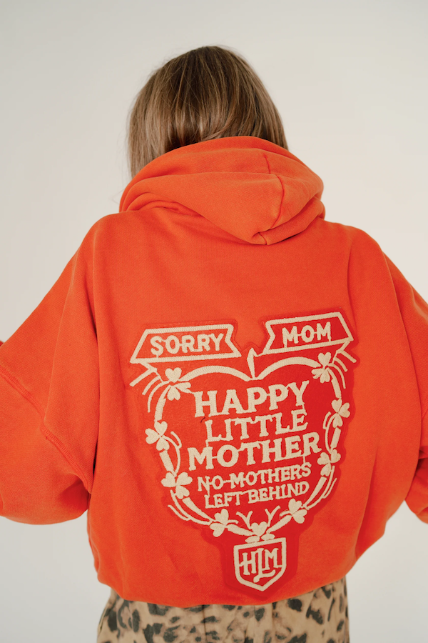SORRY MOM HOODIE - VINTAGE RED
