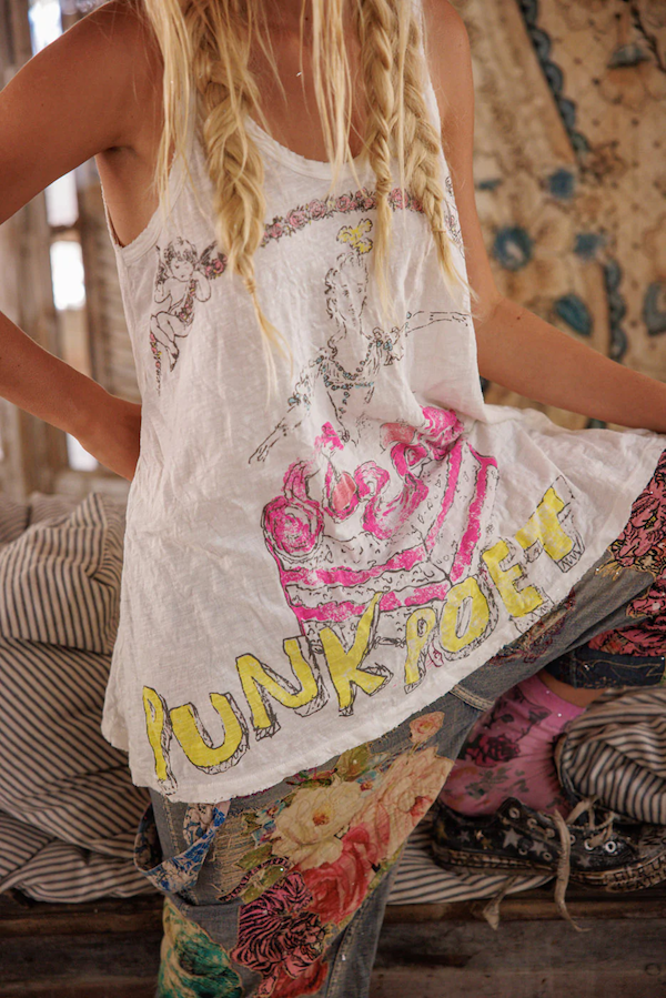 PUNK POET LANA TANK - TANK 412