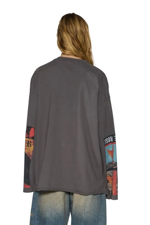 ALTAR LS BOYFRIEND TEE - CHARCOAL