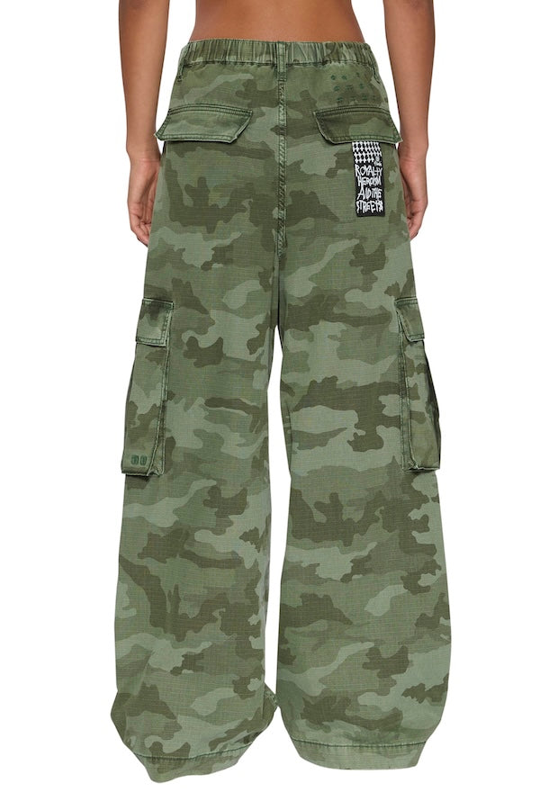 KSUPER CARGO PANT - HASH CAMO