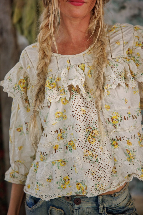 EADRED EYELET BLOUSE - TOP 1283