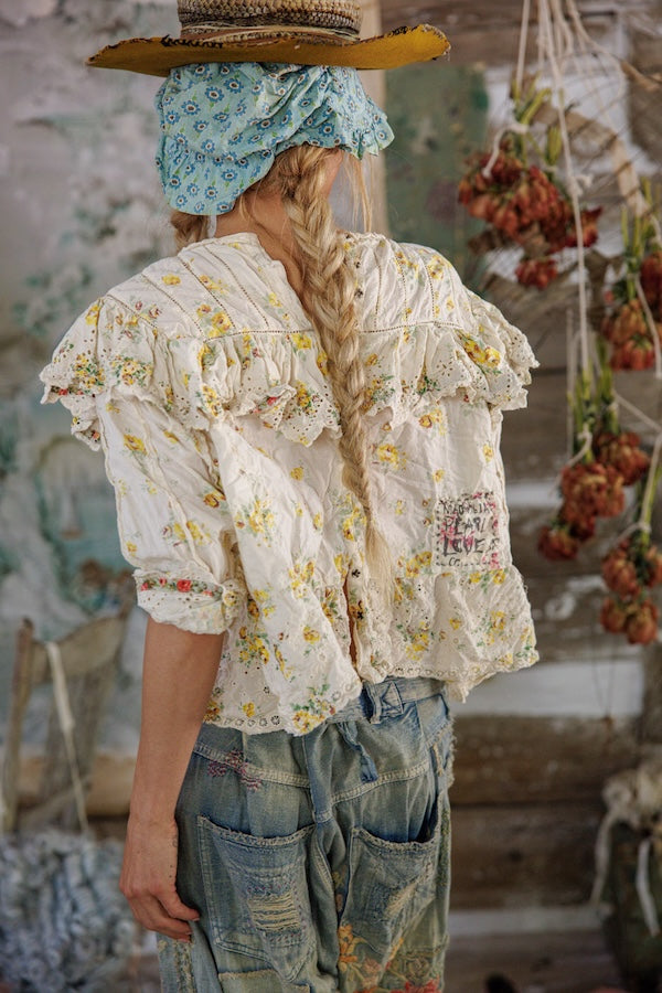 EADRED EYELET BLOUSE - TOP 1283