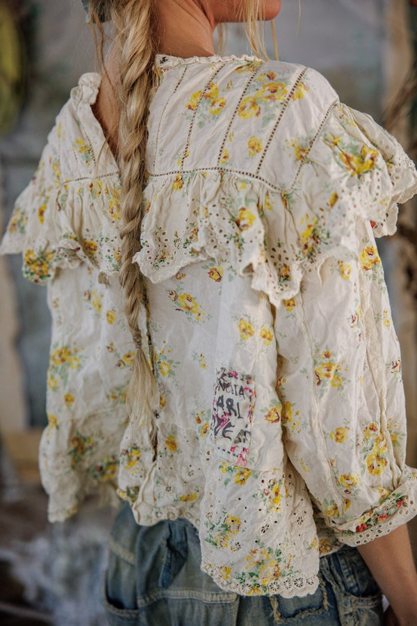 EADRED EYELET BLOUSE - TOP 1283
