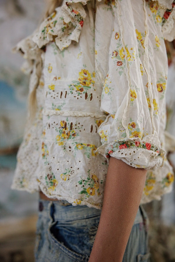 EADRED EYELET BLOUSE - TOP 1283