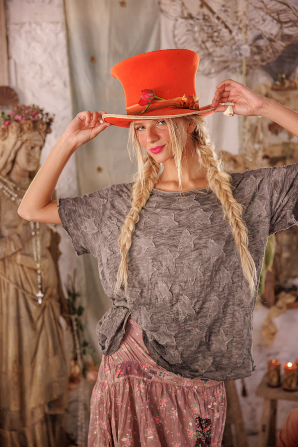 LITTLE STAR APPLIQUE TEE - TOP 1991 METEORITE
