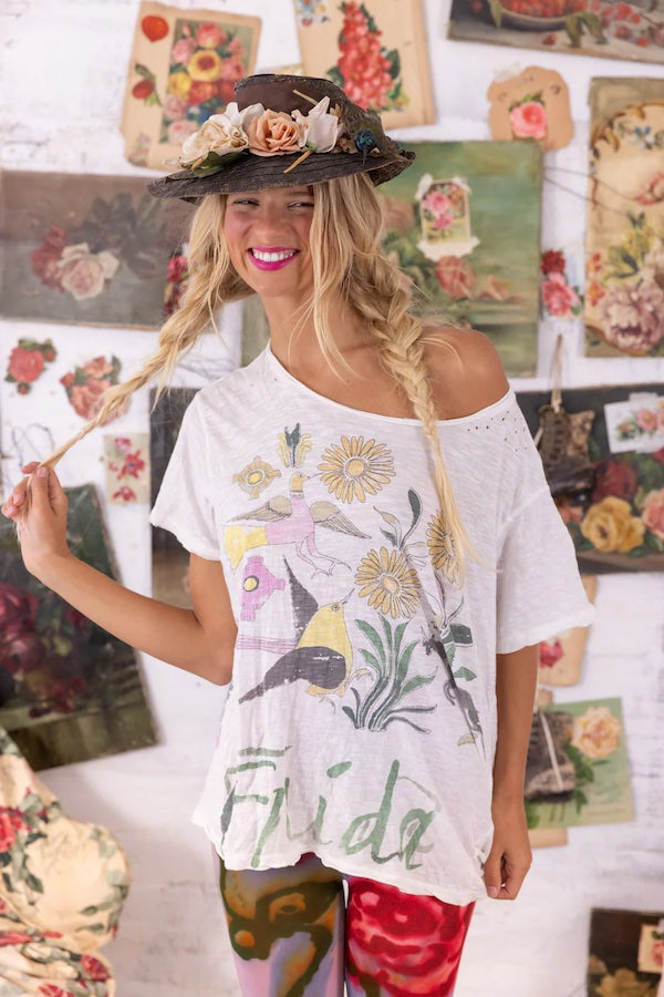 FLIGHT FLOWERS FRIDA TEE - TOP 2131