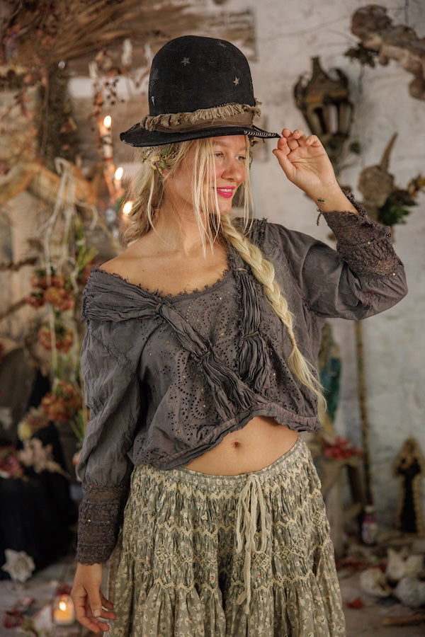 EYELET NONNIE BELLE BLOUSE - TOP 2239 OZZY