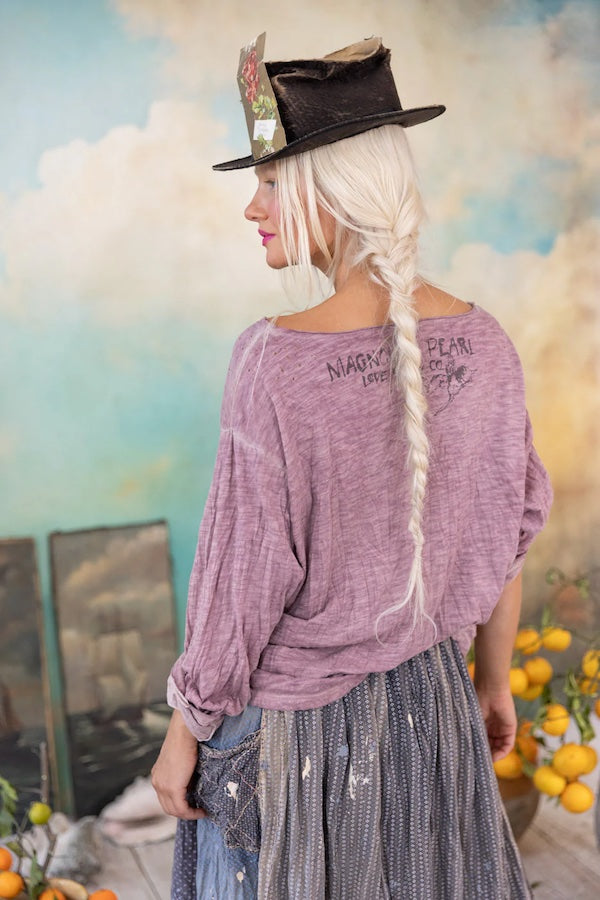 EUROPA LONG SLEEVE TEE - TOP 2253 PLUM