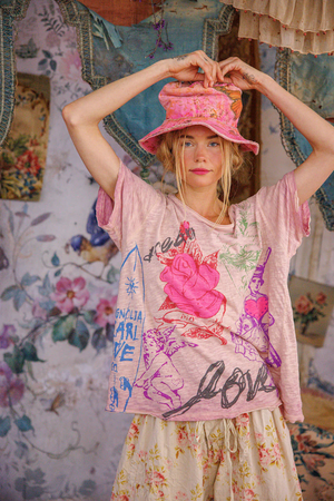 MIXED GRAPHICS TEE - TOP 2256