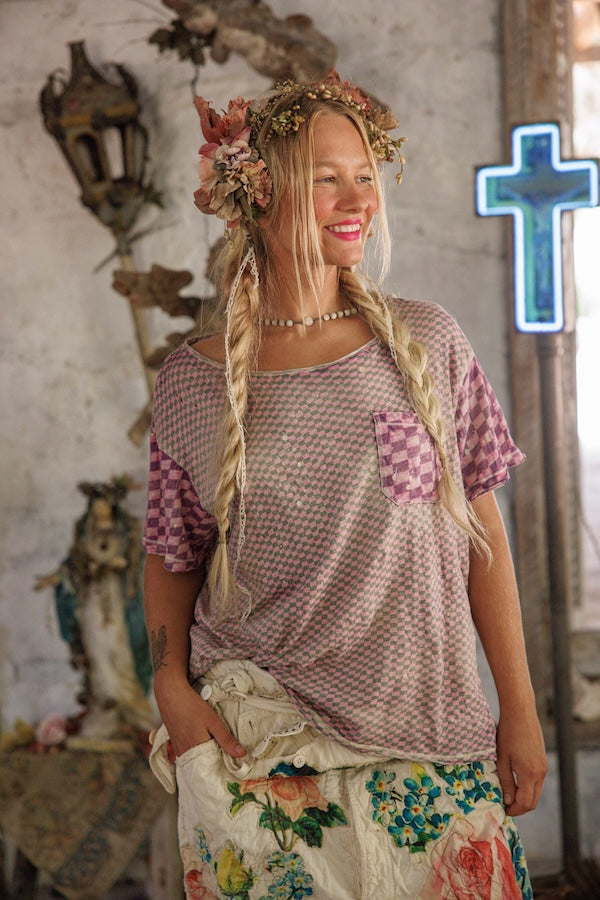 PIECEWISE POCKET TEE - TOP 2405 HATTER