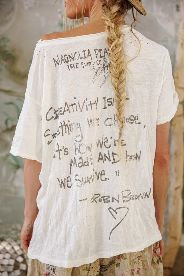LOVE CREATIVITY TEE - TOP 2538