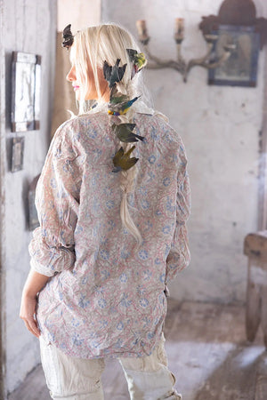 BOYFRIEND SHIRT ACCENT COLLAR - TOP 943
