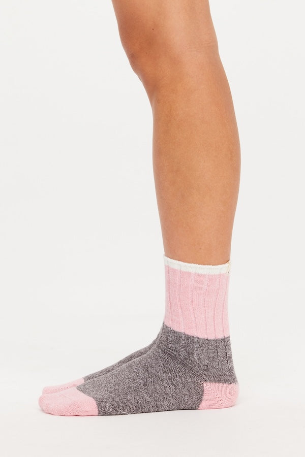 BLOCK CREW SOCK - SMOKE GREY