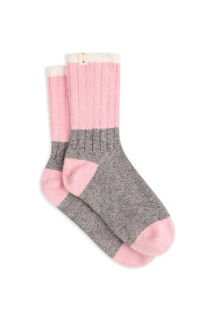 BLOCK CREW SOCK - SMOKE GREY