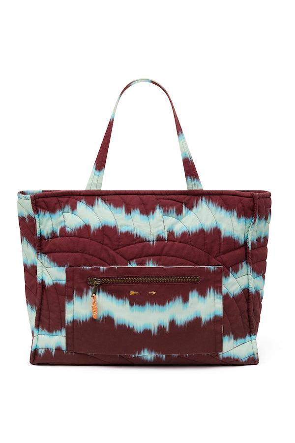 RIO QUILTED TOTE BAG - TIE DYE