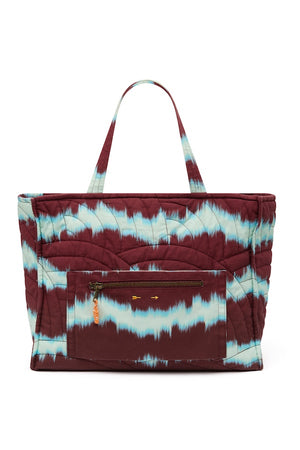 RIO QUILTED TOTE BAG - TIE DYE